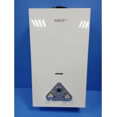 Водонагреватель газовый (колонка) Oasis Eco 20 кВт белый (d 110)
